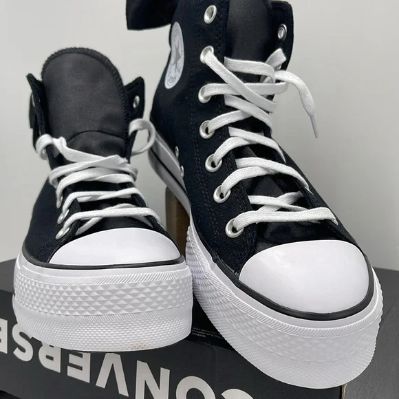 Converse WMNS CTAS LIFT HI
BLACK/WHITE/BLACK А14828C Platforms Sneakers - Picture 8 of 16